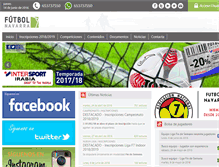 Tablet Screenshot of futbol7navarra.com